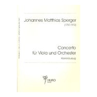 Concerto In D (Es) : Für Viola und Orchester / Piano reduction by Roland Heuer & Stefan Schreiber.