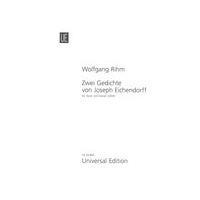 Zwei Gedichte von Joseph Eichendorff : Für Tenor und Klavier (2009).