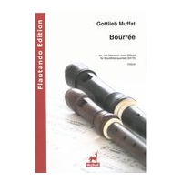 Bourrée : Für Blockflötenquartett (SATB) / arranged by Hermann-Josef Wilbert.