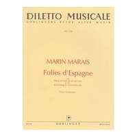 Folies d'Espagne Aus Pièces De Viole Du Second Livre (1701) : Für Violoncello Solo.