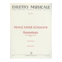 Konzertsatz : Für Klarinette und Orchester D-Dur - reduction For Clarinet In A and Piano.
