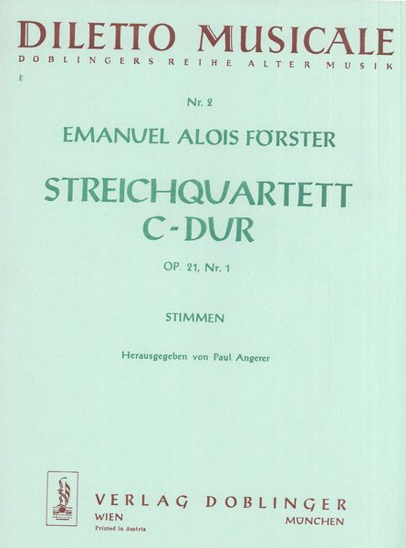 Streichquartett In C-Dur, Op. 21, Nr. 1.
