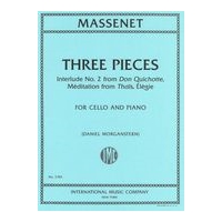 Three Pieces For Cello and Piano / edited by Daniel Morganstern.