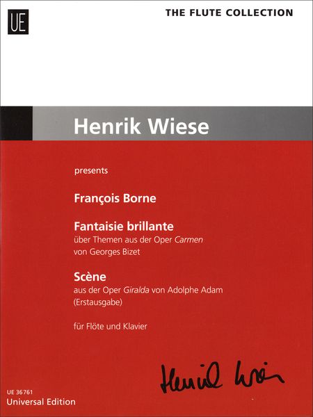 Fantaisie Brillante On Themes From Bizet's Carmen; Scène From Adam's Opera Giralda : For Flute.