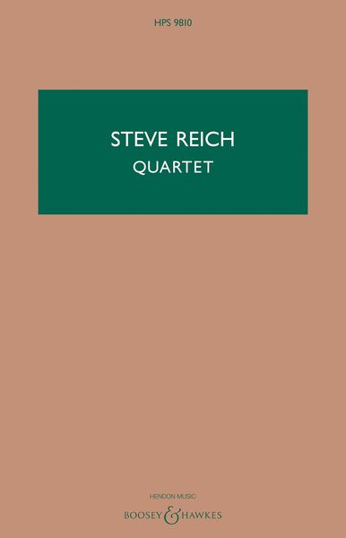 Quartet : For 2 Vibraphones and 2 Pianos (2014).