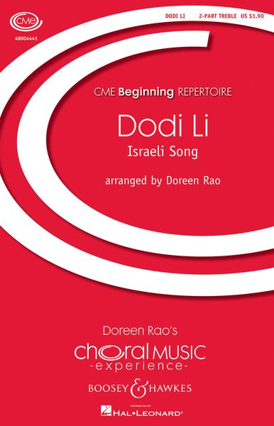 Dodi LI : For Two-Part Treble Voices and Piano / arr. Doreen Rao.