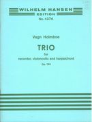 Trio, Op. 133 : For Recorder, Violoncello and Harpsichord.