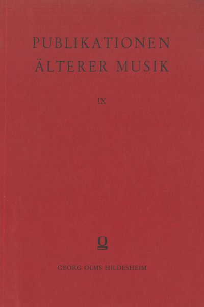 Sämtliche Werke, Erster Band : Motetten Zu 4 Stimmen, I. und II. Buch (1539 und 1545).