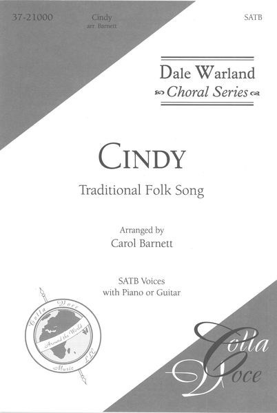 Cindy : For SATB With Piano Or Guitar.
