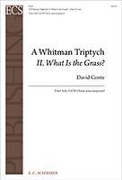 Whitman Triptych II - What Is The Grass? : For Tenor Solo and SATB Chorus Unaccompanied (2011).
