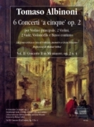 6 Concerti A Cinque, Op. 2 : Vol. II, Concerto II In Mi Minore, Op. 2 N. 4.