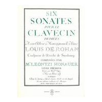 Six Sonates Pour le Clavecin : Livres Premier - Second.