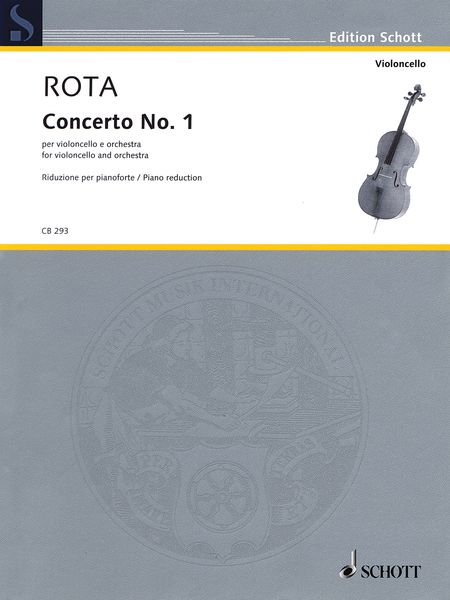 Concerto No. 1 : Per Violoncello E Orchestra (1972) / Piano reduction by Bruno Moretti.