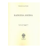 Rapsodia Andina : For Flute, Harp, Viola and Cello (2011).