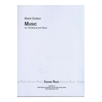 Music : For Trombone and Piano (1972-73).