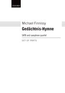 Gedächtnis-Hymne : For SATB and Saxophone Quartet.