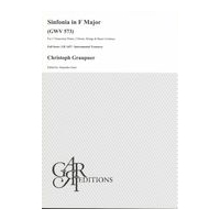 Sinfonia In F Major, GWV 573 : For 2 Transverse Flutes, 2 Horns, Strings and Basso Continuo.