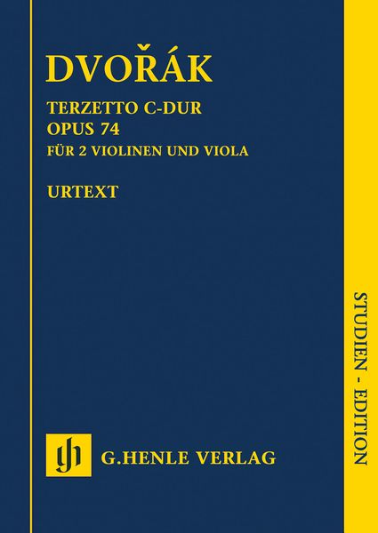 Terzetto C-Dur, Op. 74 : Für 2 Violinen und Viola / Ed. Annette Oppermann.