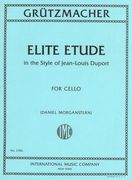 Elite Etude In The Style of Jean-Louis Duport : For Cello / edited by Daniel Morganstern.