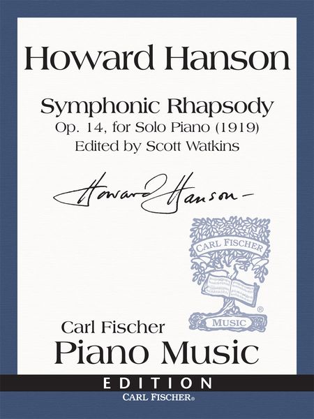Symphonic Rhapsody, Op. 14 : For Solo Piano (1919) / edited by Scott Watkins.