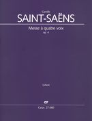 Messe A Quatre Voix, Op. 4 : For Soli (SATB), Coro (SATB) Et Orchestra / edited by Dieter Zeh.