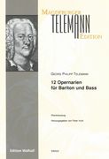 12 Opernarien : Für Bariton und Bass / edited by Peter Huth.