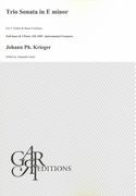Trio Sonata In E Minor : For 2 Violins and Basso Continuo / edited by Alejandro Garri.