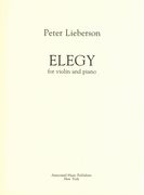 Elegy : For Violin and Piano (1990).