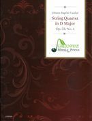 String Quartet In D Major, Op. 33 No. 4 / edited by David C. Birchler.