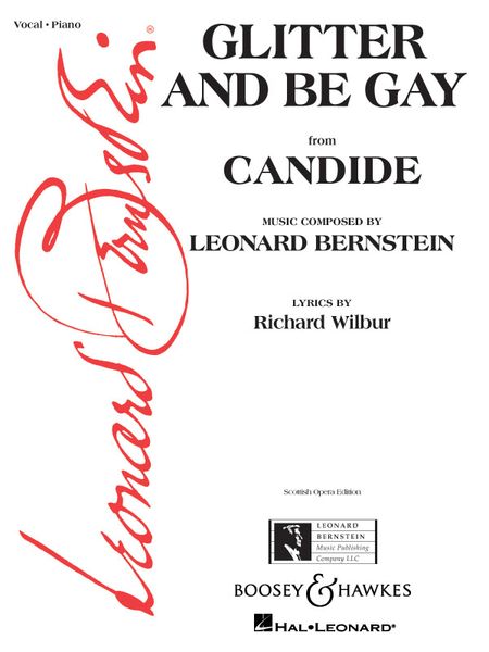 Glitter and Be Gay, From Candide : For Voice and Piano.
