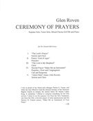 Ceremony of Prayers : For Soprano Solo, Tenor Solo, Mixed Chorus (SATB) and Piano.