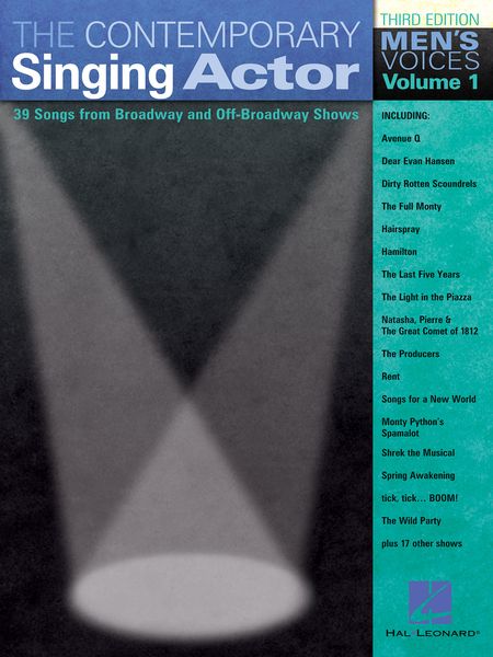 Contemporary Singing Actor : 39 Songs From Broadway and Off-Broadway Shows - Men's Edition Vol. 1.