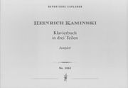 Klavierbuch In Drei Teilen - Komplett.