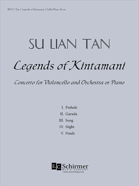 Legends of Kintamani : Concerto For Violoncello Solo and Orchestra - Piano reduction.