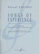 Songs of Experience : Concerto Pour Violon Et Voix Mixtes.