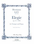 Elegie, Op. 12 : For Trumpet and Organ (1900) / edited by René Oberson.