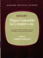 Concerto For Piano In C Major, K. 503 : Critical Score.