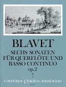 Sechs Sonaten Für Querflöte und Basso Continuo, Op. 2, Part II.
