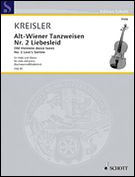 Alt-Wiener Tanzweisen, Nr. 2 - Liebesleid : For Viola and Piano / arranged by Mats Lidström (1992).