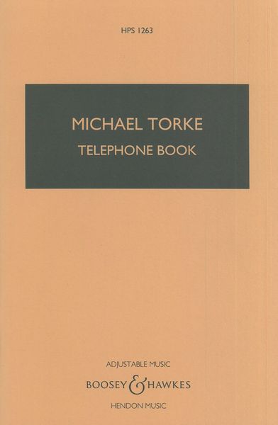 Telephone Book : For Chamber Ensemble (1985-1995).