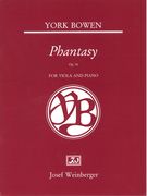 Phantasy, Op. 54 : For Viola and Piano / edited by John White.