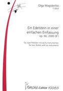 Edelstein In Einer Einfachen Einfassung, Op. 66 : Für Zwei Flötisten Mit Sechs Instrumenten (2000).