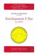 Streichquartett F-Dur, Op. XVI/1 / edited by Klaus G. Werner.
