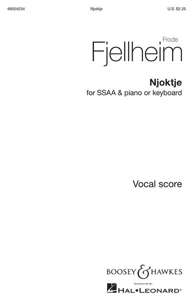 Njoktje : For SSAA and Piano Or Keyboard.