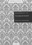 Tres Misas De Facistol / edited by Antoni Pons Seguí.
