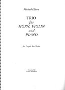 Trio For Horn, Violin and Piano (1995).