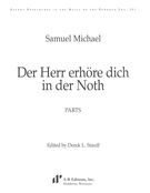 Herr Erhöre Dich In der Noth / edited by Derek L. Stauff.