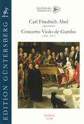Concerto Violo De Gambo A-Dur, A9:1a : For Viola Da Gamba, Two Violins, Viola and Basso.