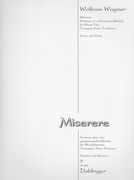 Miserere - Fantasia On A Gregorian Melody : For Brass Trio (Trumpet, Horn, Trombone).