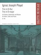 Trio In D-Dur, B. 445 : Für Violine, Violoncello und Klavier / Ed. John F. and Virginia F. Strauss.